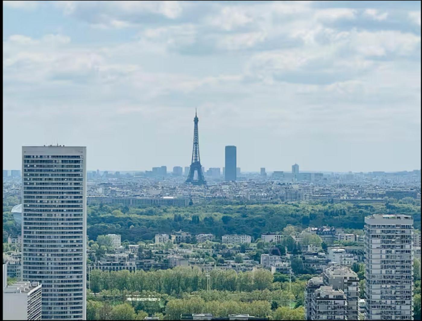 פוטו Apartment Paris La Defense Eiffel Tower Outlook מראה חיצוני תמונה